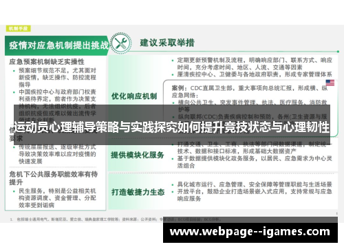 运动员心理辅导策略与实践探究如何提升竞技状态与心理韧性